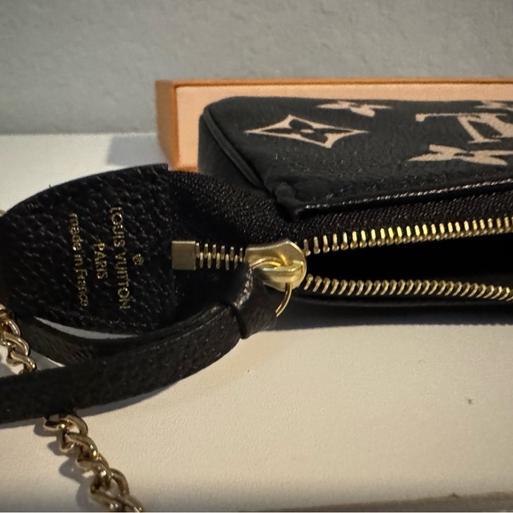 Louis Vuitton Black and Tan Mini Pouchette Accessories - Picture 7 of 8